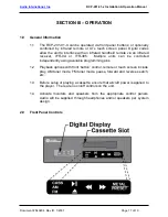 Preview for 18 page of Audio international RCP-201-01-1 Nstallation & Operation Manual