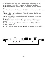 Preview for 7 page of AUDIO KITCHEN Fake Plastic Trees Owner'S Manual