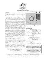 Audio Note AN TT-1 Manual preview