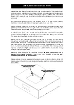 Preview for 7 page of Audio Note CDT-Six / Force Owner'S Information Manual