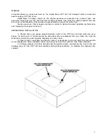 Предварительный просмотр 4 страницы Audio Note CDT Six Owner'S Information