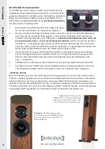 Preview for 8 page of Audio Physic TEMPO plus Owner'S Manual