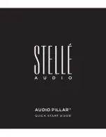 AUDIO PILLAR Stelle Audio Quick Start Manual preview