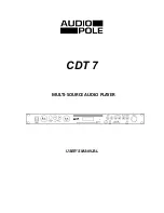 Предварительный просмотр 1 страницы Audio Pole CDT 7 User Manual