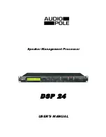 Preview for 1 page of Audio Pole DSP 24 User Manual