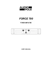 Предварительный просмотр 1 страницы Audio Pole FORCE 700 User Manual