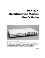 Audio Precision DCX-127 User Manual предпросмотр