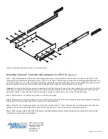 Предварительный просмотр 3 страницы Audio Precision RAK-515 Instructions