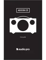 Предварительный просмотр 1 страницы Audio Pro ADDON C3 User Manual