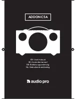 Предварительный просмотр 1 страницы Audio Pro ADDON C5A User Manual