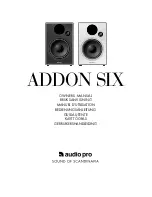 Предварительный просмотр 1 страницы Audio Pro ADDON SIX Owner'S Manual