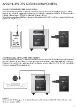 Preview for 17 page of Audio Pro ADDON SUB Owner'S Manual