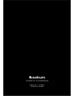 Предварительный просмотр 8 страницы Audio Pro ADDON T12 (Spanish) Manual Del Propietario