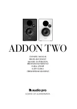 Audio Pro ADDON TWO Owner'S Manual предпросмотр