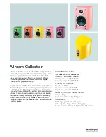 Предварительный просмотр 1 страницы Audio Pro Allroom Series Allroom Center Specifications