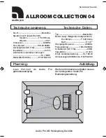 Предварительный просмотр 3 страницы Audio Pro Allroom Series Allroom Collection Technical Data