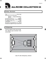 Предварительный просмотр 5 страницы Audio Pro Allroom Series Allroom Collection Technical Data