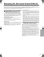 Preview for 47 page of Audio Pro AVD-303 Instruction Manual