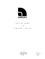 Audio Pro B4-200 Service Manual preview