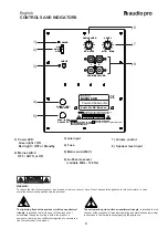 Preview for 1 page of Audio Pro BASIQ Sub Specifications