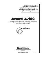 Audio Pro Black Diamond V.2 Instruction Manual предпросмотр