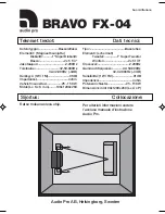 Предварительный просмотр 4 страницы Audio Pro Bravo FX-04 User Manual