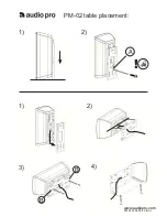 Предварительный просмотр 4 страницы Audio Pro Cinema Precision Series PM-02 Install Manual