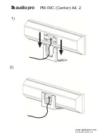 Предварительный просмотр 3 страницы Audio Pro Cinema Precision Series PM-09C Mounting Instructions