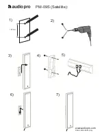 Предварительный просмотр 4 страницы Audio Pro Cinema Precision Series PM-09C Mounting Instructions