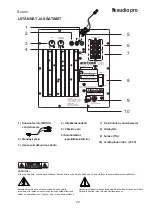 Preview for 22 page of Audio Pro Cinema Precision Series PS-175 Instruction Manual