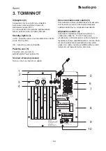 Preview for 24 page of Audio Pro Cinema Precision Series PS-175 Instruction Manual