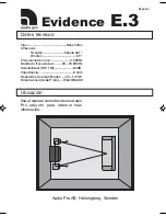 Предварительный просмотр 5 страницы Audio Pro Evidence E.3 Technical Data
