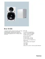 Preview for 1 page of Audio Pro EVO 10DC Specifications