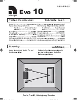 Предварительный просмотр 3 страницы Audio Pro Evo Series Evo 10 Technical Data