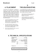 Preview for 4 page of Audio Pro Evo Series Sub Evo 10 Instructions