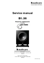 Audio Pro Image Series B1.36 Service Manual preview