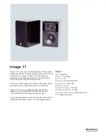 Предварительный просмотр 1 страницы Audio Pro Image Series Image 11 Specifications