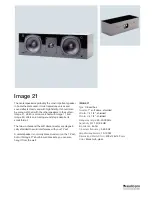 Предварительный просмотр 1 страницы Audio Pro Image Series Image 21 Specifications