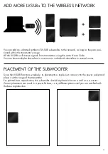 Preview for 11 page of Audio Pro LV SUB Flat Owner'S Manual