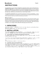 Preview for 2 page of Audio Pro Mondial Series Sub1 User Manual