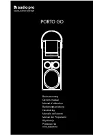 Предварительный просмотр 1 страницы Audio Pro PORTO GO Owner'S Manual