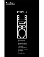 Audio Pro PORTO P-101 Owner'S Manual предпросмотр