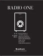 Предварительный просмотр 1 страницы Audio Pro R-20BT Radio One Owner'S Manual