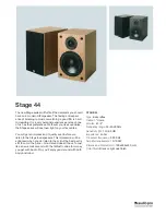 Preview for 1 page of Audio Pro Stage 44 Specifications