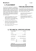 Preview for 9 page of Audio Pro Sub Plus MKII Instruction Manual