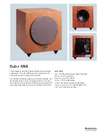 Audio Pro Sub Plus MKII Specifications preview