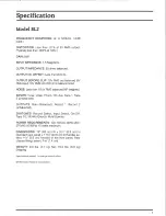 Preview for 9 page of Audio Research BL2 User Manual