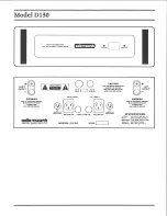Предварительный просмотр 3 страницы Audio Research D130 Manual