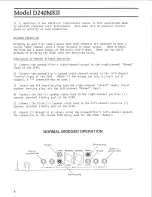 Предварительный просмотр 8 страницы Audio Research D240MKII Owner'S Manual