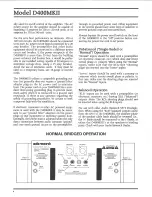 Preview for 6 page of Audio Research D400MKII Owner'S Manual